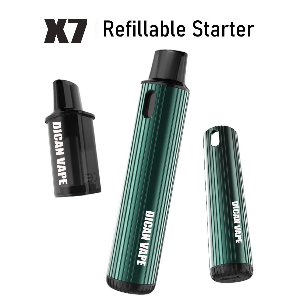 X7 Premium Refillable Pod Disposerive Vape Starter